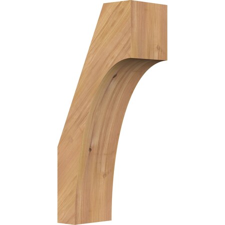 5 1/2"W x 10"D x 22"H Westlake Smooth Knee Brace, Western Red Cedar